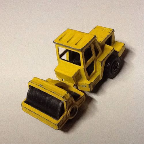 Majorette Rouleau Chantier Jaune