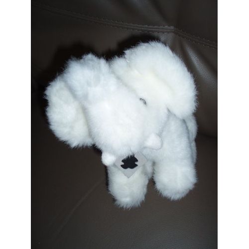 "Doudou Éléphant Blanc Histoire D Ours 27 Cm" Alaska