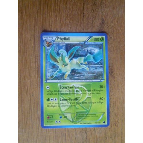 Carte Pokemon Rare Phyllali  11/116 Holo Mosaique Glaciation Plasma