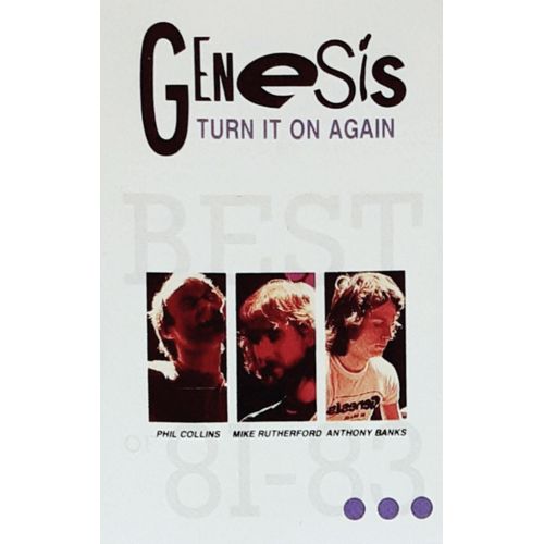 Genesis "Turn It On Again Best Of 81.83" - Cassette Audio 13 Titres.