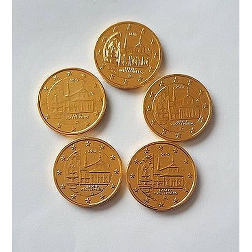 Allemagne 2013 - Baden - Lot De 5 Ateliers 2 Euros Commemo Plaque Or