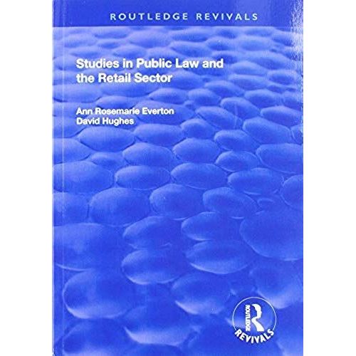 Studies In Public Law And The Retail Sector