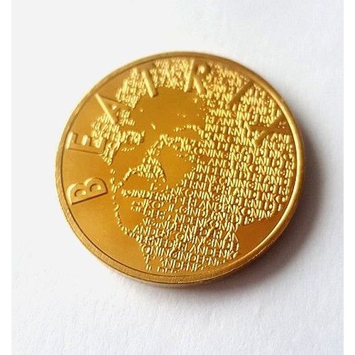 Pays Bas 2003 - 150 Eme Annivesaire De La Mort De Vincent Van Gogh - 5 Euros Plaque Or - Rare