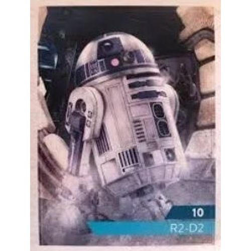 Carte Leclerc Star Wars 2019 R2-D2 Numéro 10