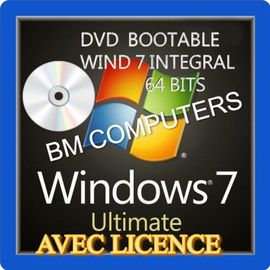 Dvd Bootable Windows 7 Integral -64 Bits + Licence