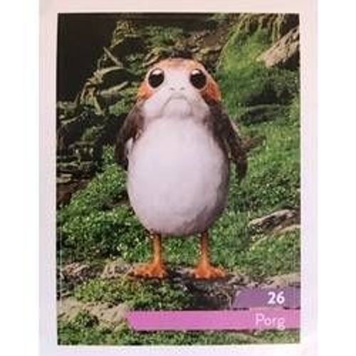 Carte Leclerc Star Wars 2019 Porg Numéro 26
