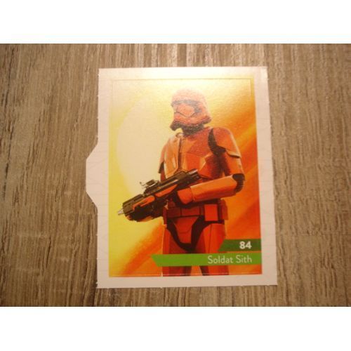 Carte Leclerc Star Wars 2019 Soldat Sith Numéro 84