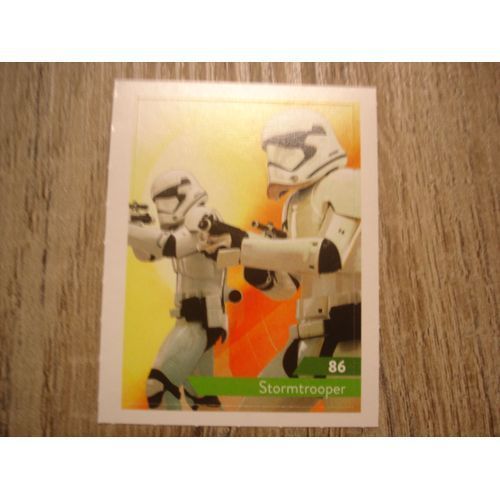 Carte Leclerc Star Wars 2019 Stormtrooper Numéro 86