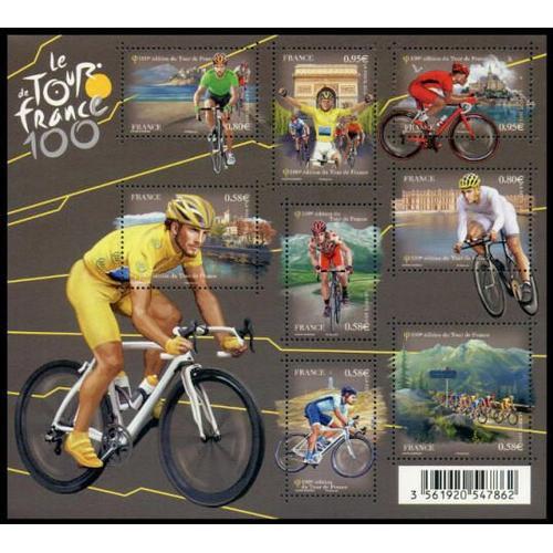 Sport : Cyclisme : 100ème Édition Du Tour De France : Différents Cyclistes Feuillet 4755 Année 2013 N° 4755 4756 4757 4758 4759 4760 4761 4762 Yvert Et Tellier Luxe