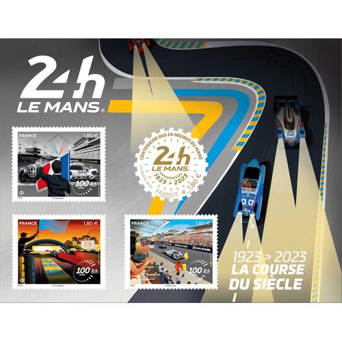 Centenaire Des 24 Heures Du Mans Feuillet 5682 Année 2023 N° 5682 5683 5684 5685 Yvert Et Tellier Luxe