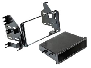 Support 2-DIN Pour Autoradio Iveco Daily (2014-2024) - Noir - Avec Vide-poche Intégré - Compatible Avec Les Unités Principales De Remplacement
