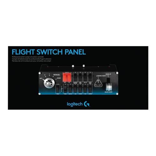 Logitech Flight Switch Panel - Panneau D'instruments De Simulateur De Vol - Filaire - Pour Pc