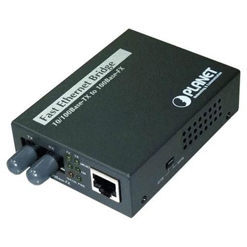 PLANET FT-801 - Convertisseur de média à fibre optique - 100Mb LAN - 10Base-T, 100Base-FX, 100Base-TX - RJ-45 / ST multi-mode - jusqu'à 2 km - 1310 nm