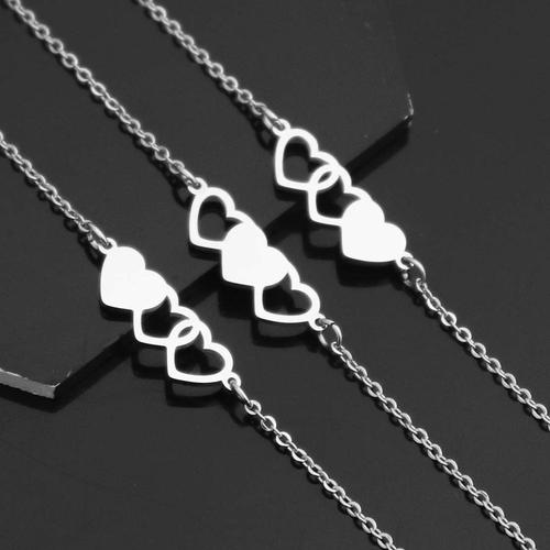 Lot de 5 bracelets d'amitié réglables en métaux mixtes  Best friend  bracelets, Best friend necklaces, Friend necklaces