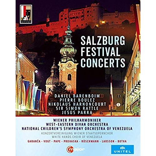 Salsburg Festival Concerts [Garanca; Vogt; Pape; Prohaska; Röschmann; Larsson; Botha; Wiener Philharmoniker; Sir Simon Rattle] [C Major Entertainment: 746104] [Blu-Ray]