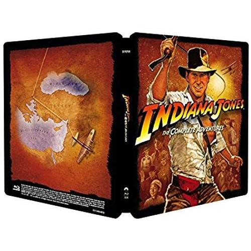 Indiana Jones Collection 1-4 5 Disk Exclusive Limited Edition Steelbook  Blu-ray(import)