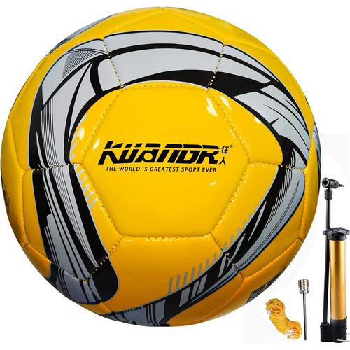 Ballon De Foot Officielle Taille 5, Intérieur Extérieur Entraînement Ballon De Foot Pour Les Enfants