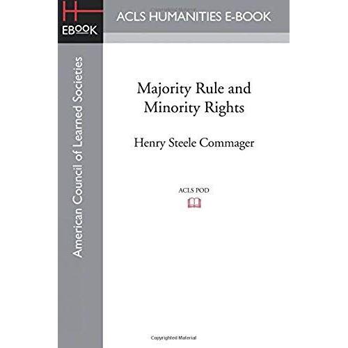 Majority Rule And Minority Rights