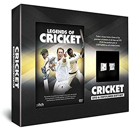 Legends Of Cricket Dvd + Cufflinks Gift Set