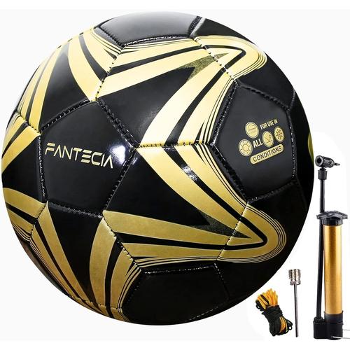 Ballon De Football Unisexe Taille 5 - Ballon De Football Officiel - Ballon De Football Professionnel Extérieur Intérieur Pour Adolescents Et Adultes