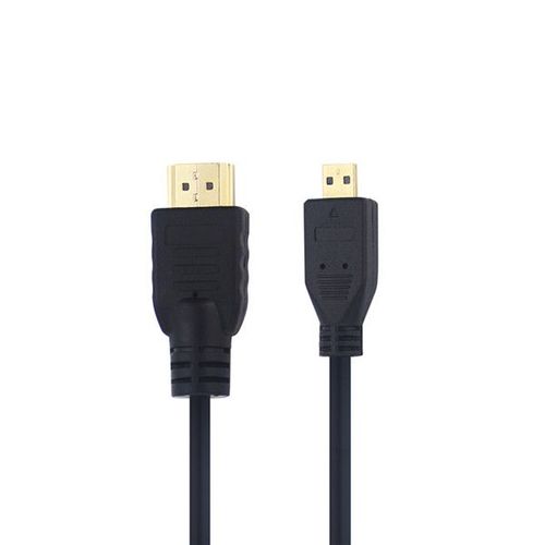 Câble Micro HDMI Mâle vers HDMI Mâle Supporte 4K 3D Ethernet Arc Compatible avec Raspberry Pi 4(1.5M)
