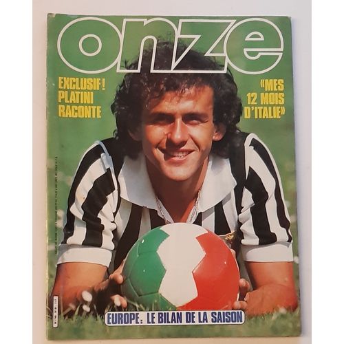 Revue Magazine Onze N°91 Juillet 1983 Michel Platini