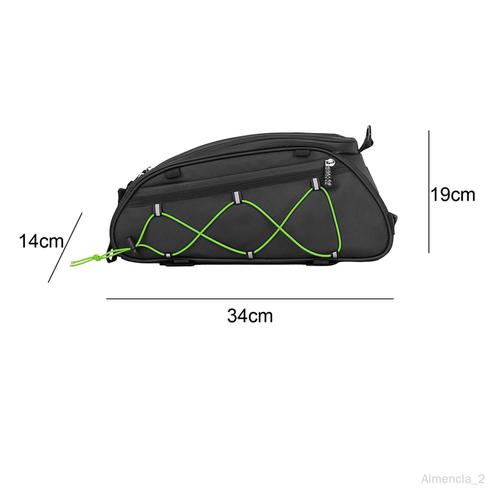 Sac De Porte-Bagages Arrière Résistant À L'eau Pour Vélos De Route Et Vtt Vert