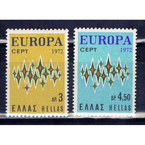 Grèce Europa Cept 1972 Neufs**