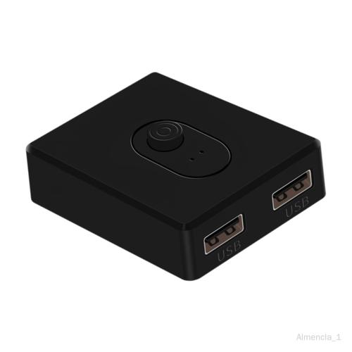 Sélecteur de commutateur USB KVM, largement compatibilité, périphérique périphérique 2 en 1, sélecteur de commutateur USB pour souris et imprimante USB2.0