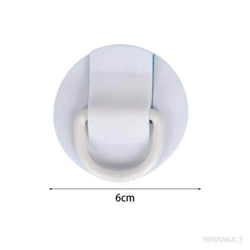 Boucles De Cordon De Raccordement Avec Anneaux En D, Sans Colle Incluse, Boucle Fixe En Pvc Pour Dériveur, Planche À Pagaie, Bateau De Rafting, Blanc