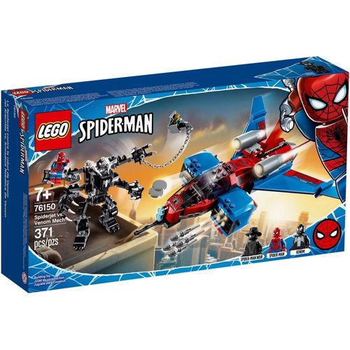 LEGO Marvel - Le Spider-jet contre le robot de Venom - 76150