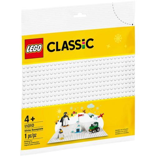 Lego Classic - La Plaque De Base Blanche - 11010