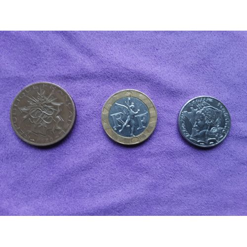 Lot De 3 Pièces De 10 Francs