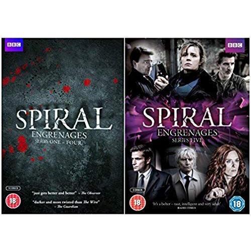 Spiral (Engrenges) Complete French Police Drama Tv Series Dvd Collection - Season 1, 2, 3, 4, 5 + Special Features By Caroline Proust