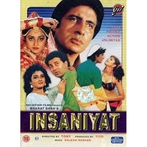 Insaniyat - Amitabh Bachchan,Sunny Deol,Chunkey Pandey - Dvd