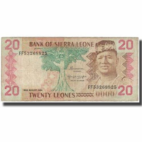 Billet Sierra Leone 20 Leones