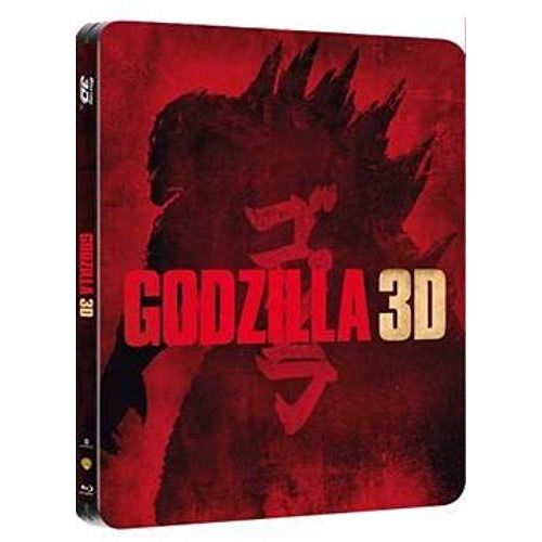 Godzilla Steelbook [3d Blu Ray + Blu Ray] [2014] [Region Free] [Nordic Import]