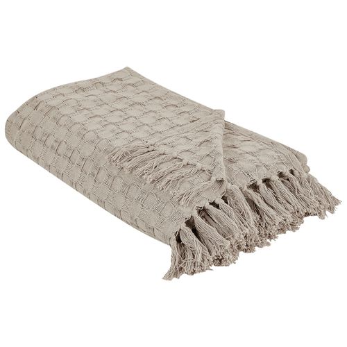 Couvre-Lits Bere Coton 150 X 200 Cm Taupe