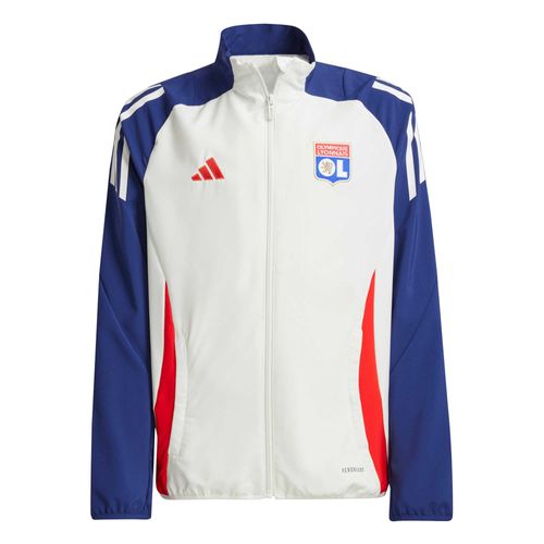 Veste De Présentation Olympique Lyonnais Adidas Tiro 24 - Blanc - Enfant