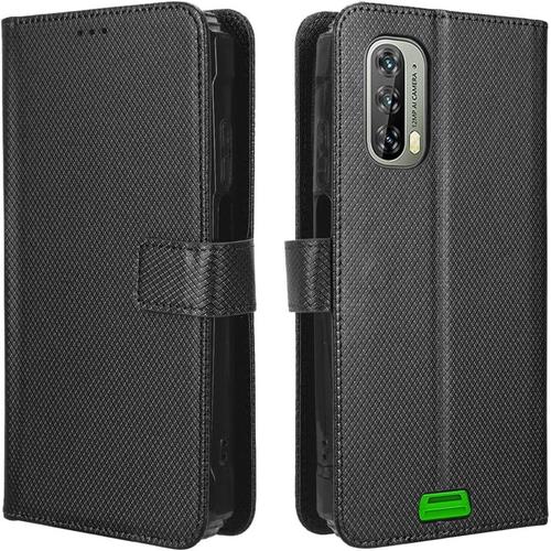 Coque En Cuir Pu Pour Blackview Bv7100 - Etui De Protection Téléphone Portable Blackview Bv7100.