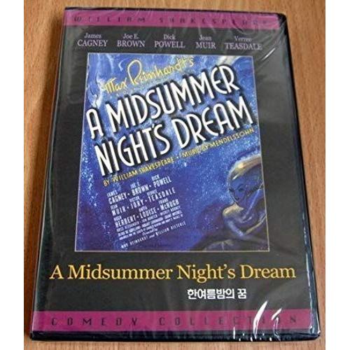 A Midsummer Night's Dream (1935) All Region (Region 1,2,3,4,5,6 Compatible) Dvd. Starring James Cagney, Dick Powell, Verree Teasdale...