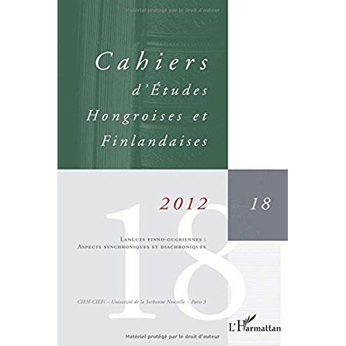 Langues Finno-Ougriennes : Aspects Synchroniques Et Diachroniques