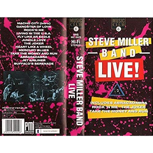 Steve Miller Band Live [Vhs]
