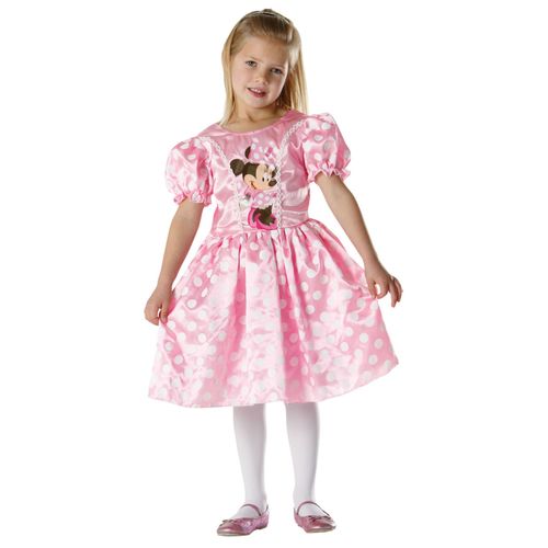 Déguisement Classique Rose Minnie Fille - Taille: 7 À 8 Ans (128 Cm)