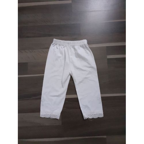Legging Court Blanc 3 Ans