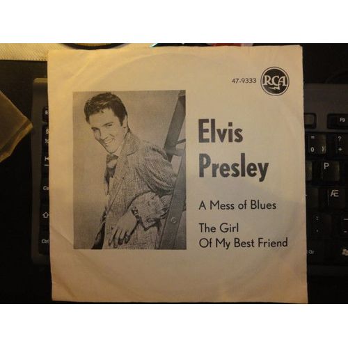 A Mess Of Blues 45 Tours Danemark 1960 Label Noir Rca 47-9333