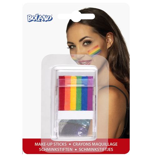 Stick Maquillage 6 En 1 Arc-En-Ciel Adulte 7,2 G