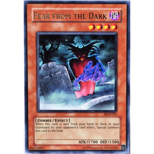 Carte Yu-Gi-Oh Dcr-025 Fear From The Dark (Crainte Des Ténèbres) - Rare Neuf