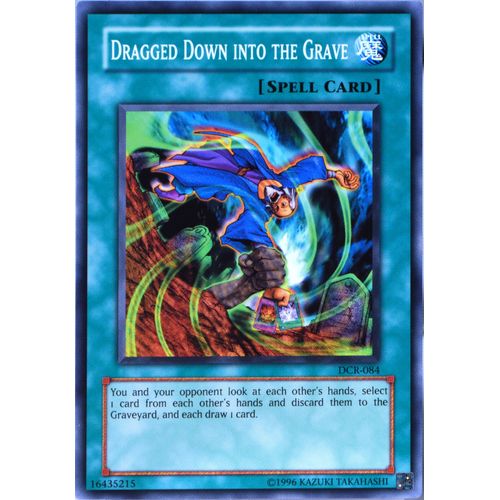 Carte Yu-Gi-Oh Dcr-084 Dragged Down Into The Grave (Entraîné Dans La Tombe) - Commune Neuf