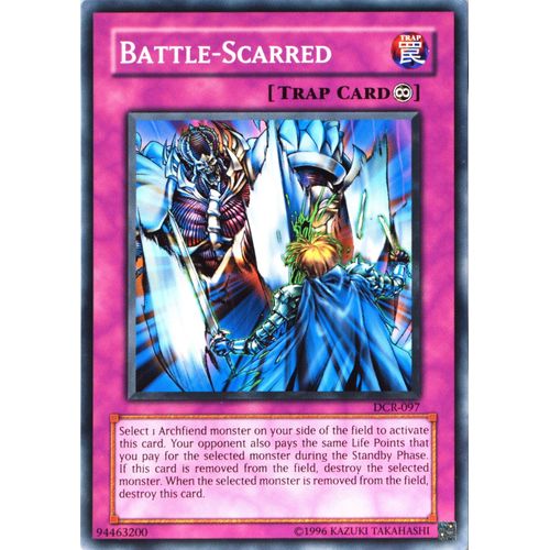 Carte Yu-Gi-Oh Dcr-097 Battle-Scarred (Angoisse De Combat) - Commune Neuf
